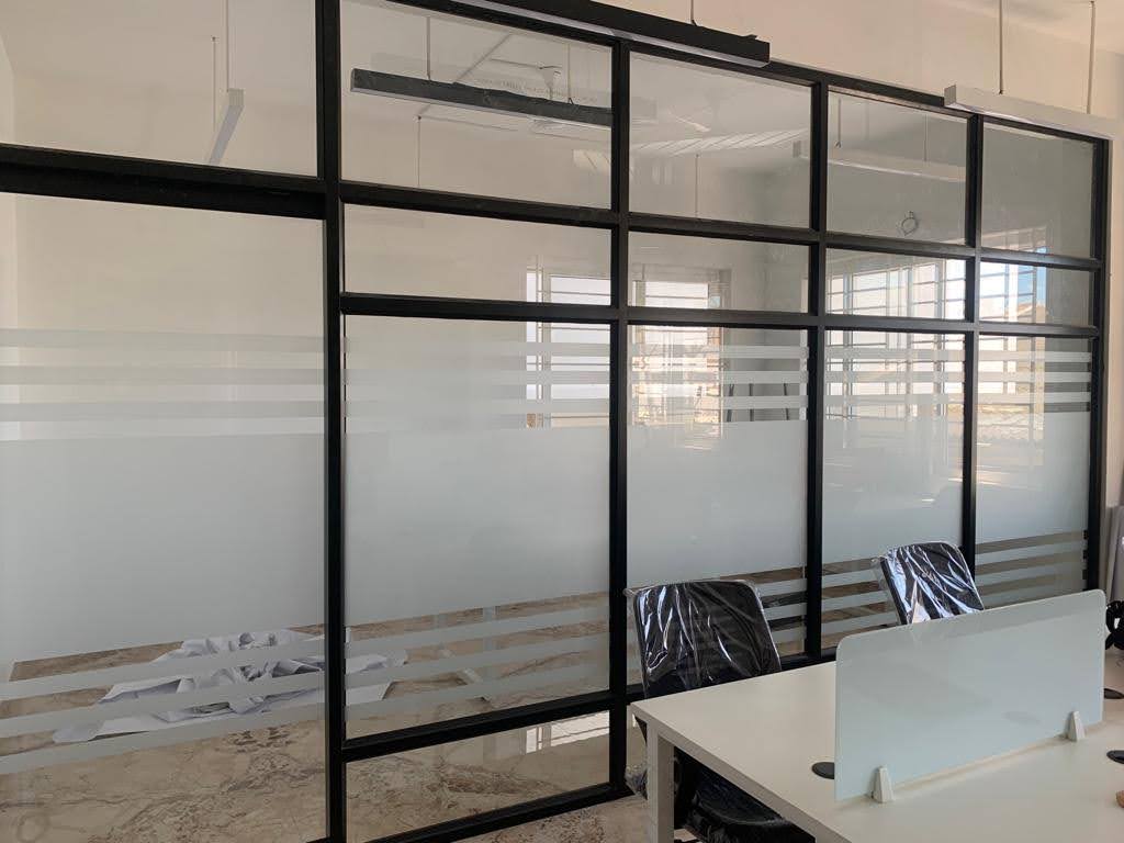 Interior aluminium works and ceiling frames